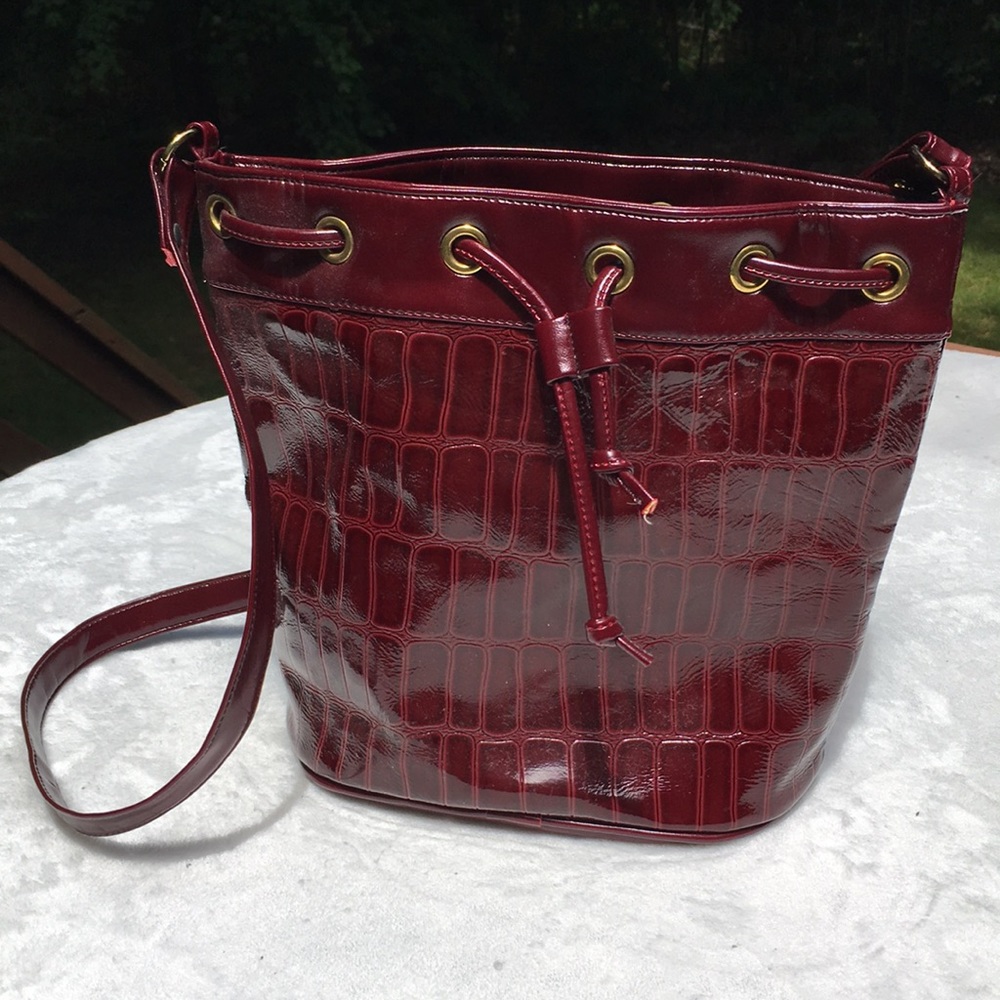 Beautiful Vintage Burgundy Purse - never used!